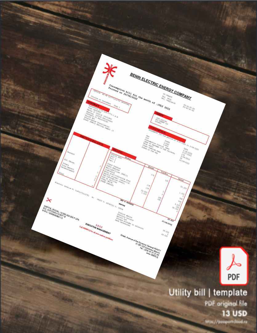 Utility bill | Albanian Power | Albania